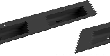 Mexen Otis chiuvetă încastrată dublă 141 x 46,5 cm, negru mat - 25181471D