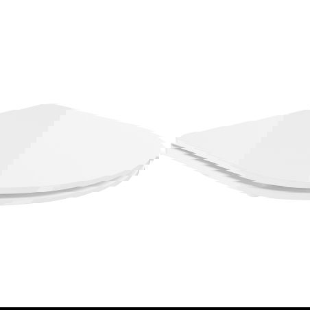 Mexen lassan leereszkedő, vékony duroplaszt WC-ülőke, fehér fényes - 39224000