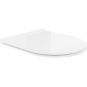 Mexen lassan záródó, slim duroplast WC-ülőke, fényes fehér - 39050100