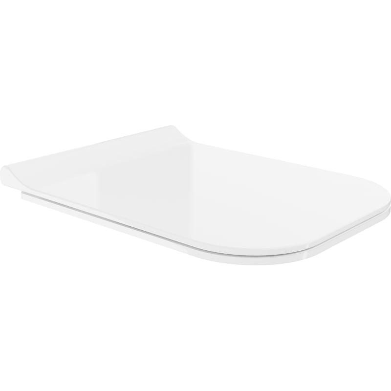 Mexen lassan süllyedő slim WC-ülőke, duroplast, fehér fényes - 39070100