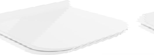 Mexen capac de toaletă cu închidere lentă, duroplast, Albă - 39070100