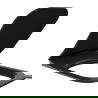 Mexen Teo capac de toaletă cu cădere lentă slim, duroplast, negru lucios - 39851085