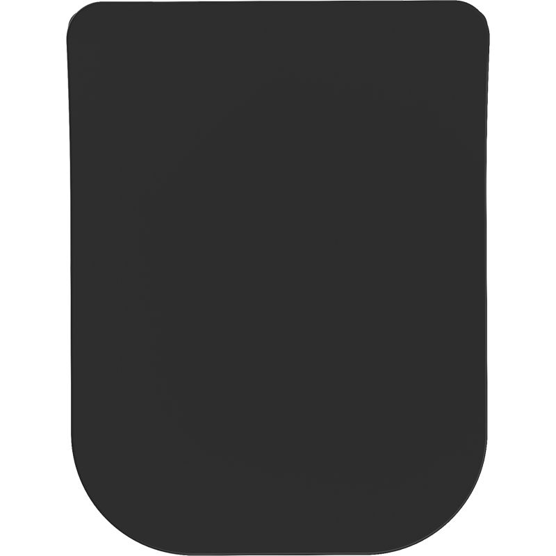 Mexen Teo capac WC cu cădere lentă slim, duroplast, negru lucios - 39851085