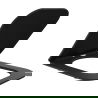 Mexen capac de toaletă cu închidere lentă, duroplast, Neagră - 39060185