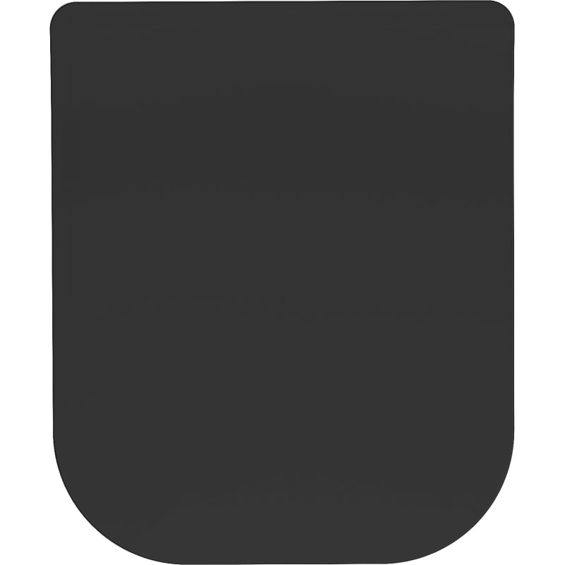 Mexen Teo lassan záródó, slim duroplaszt, matt fekete - 39060185