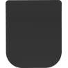 Mexen Teo capac de toaletă cu cădere lentă slim, duroplast, negru mat - 39060185