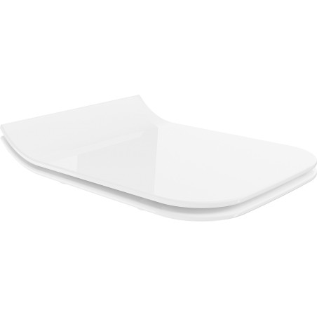 Mexen capac wc cu cădere lentă slim, duroplast, alb lucios - 39080100