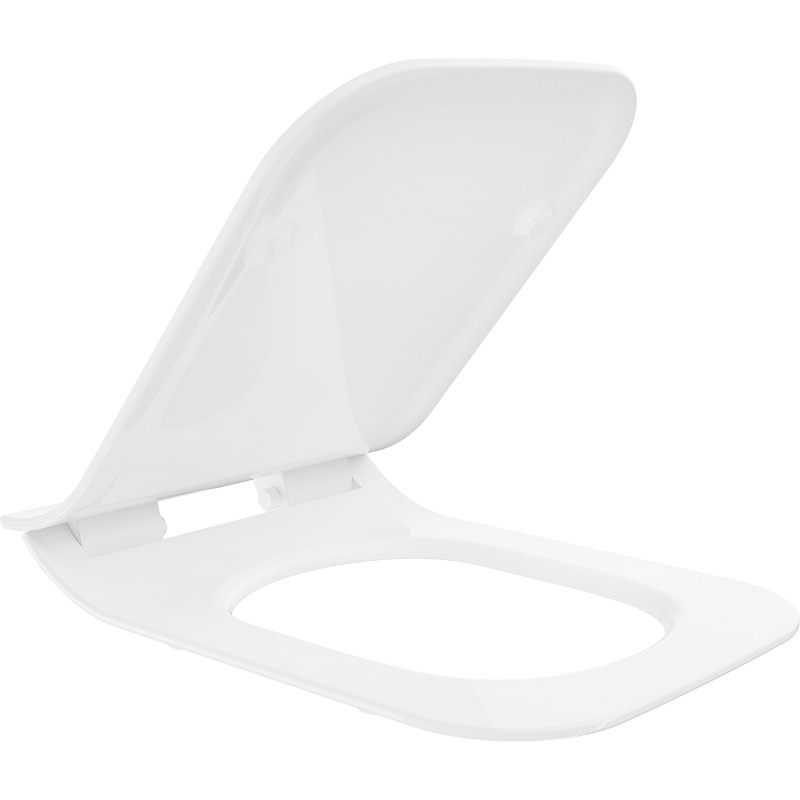 Mexen capac wc cu cădere lentă slim, duroplast, alb lucios - 39080100