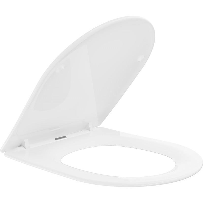 Mexen capac de toaletă cu coborâre lentă, slim, duroplast, alb lucios - 39040100