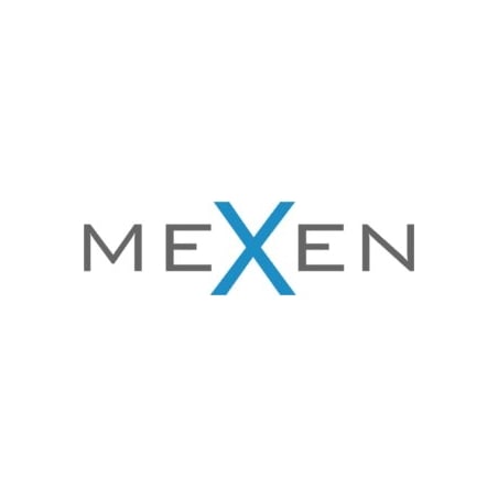 Mexen Orio 50 cm-es szekrény Otis mosdóval, 1 fiók, fényes fehér - 91A10-05023-1-BF00-W18M00