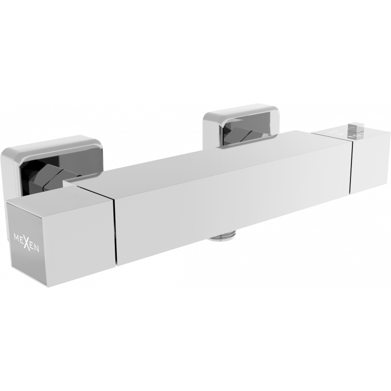 Mexen Cube baterie de duș termostatică, crom - 77200-00