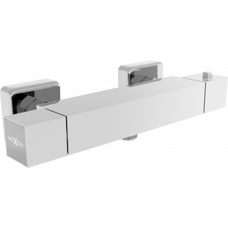 Mexen Cube termosztatikus zuhanycsapok, Króm - 77200-00