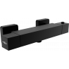 Mexen Cube baterie de duș termostatică, neagră - 77200-70