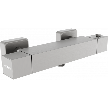 Mexen Cube termosztatikus zuhanycsap, grafit - 77200-66