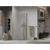 Mexen Lima Cabină de duș pliabilă Duo 70 x 70 cm, transparentă, auriu - 856-070-070-50-00-02