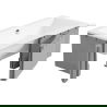 Mexen X-ST carcasă de polistiren pentru cadă dreptunghiulară 160-190 x 70-90 cm, alb - 55021-00