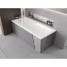 Mexen X-ST hungarocell burkolat téglalap alakú kádhoz 160-190 x 70-90 cm, fehér - 55021-00