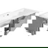 Mexen X-ST panou de polistiren LED pentru cadă dreptunghiulară 160-190 x 70-90 cm, alb - 55021-01