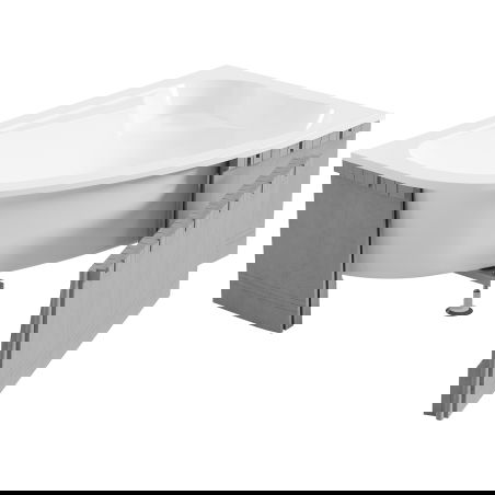 Mexen X-ST carcasă din polistiren pentru cadă de colț 240 cm, albă - 55022-00