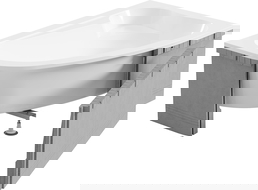 Mexen X-ST carcasă din polistiren pentru cadă de colț 240 cm, albă - 55022-00