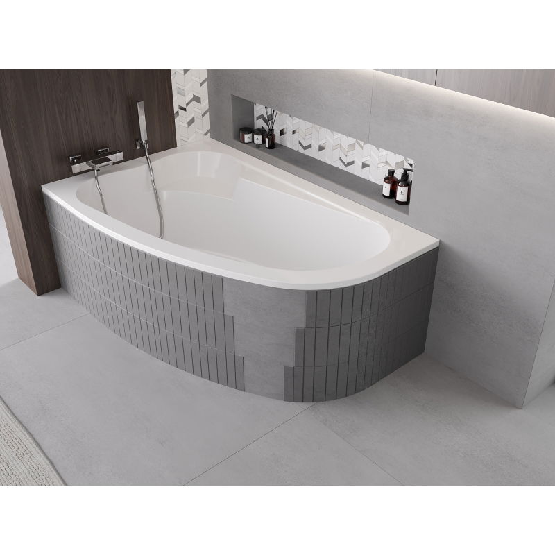 Mexen X-ST 240 cm-es sarokkád szigetelő panel, fehér - 55022-00