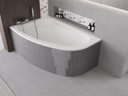 Mexen X-ST 240 cm-es sarokkád szigetelő panel, fehér - 55022-00