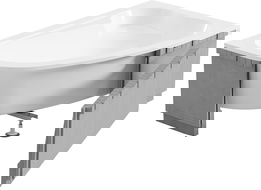 Mexen X-ST cadru din polistiren LED pentru cadă de colț 240 cm, alb - 55022-01