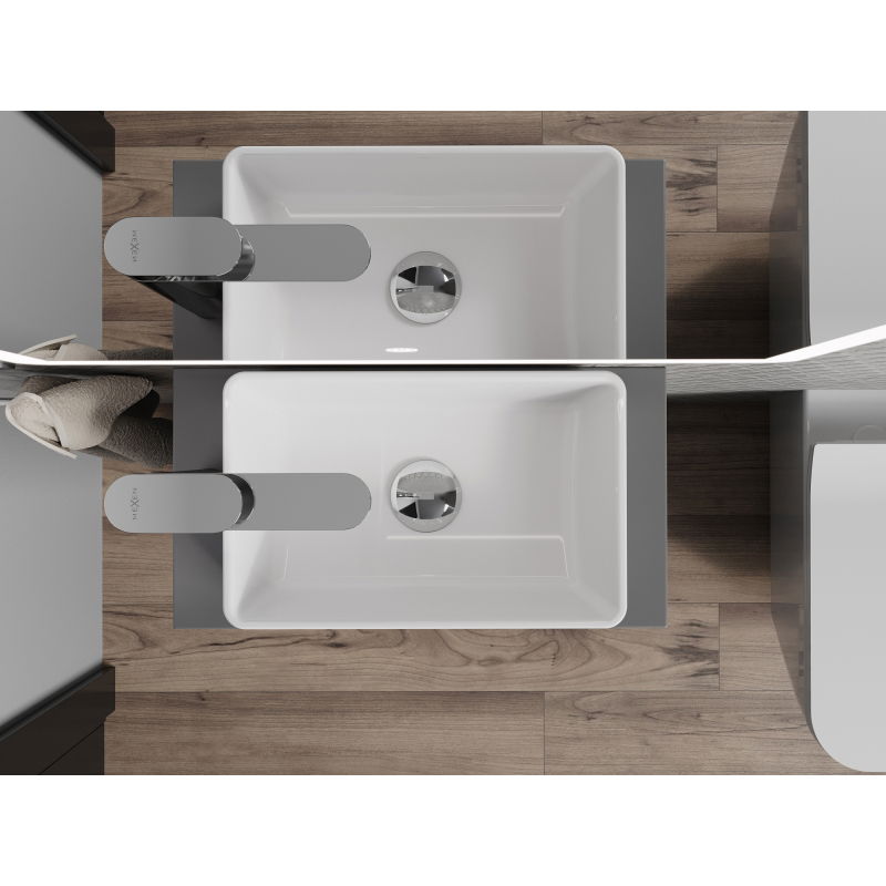 Mexen Nadia chiuvetă deasupra blatului 36 x 23 cm, albă - 21613600