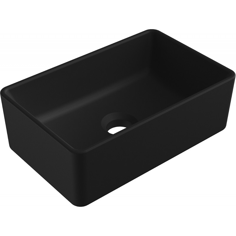Mexen Nadia 36 x 23 cm-es fekete matt, pultra ültethető mosdókagyló - 21613685