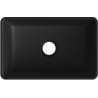 Mexen Nadia lavoar deasupra blatului 36 x 23 cm, negru mat - 21613685