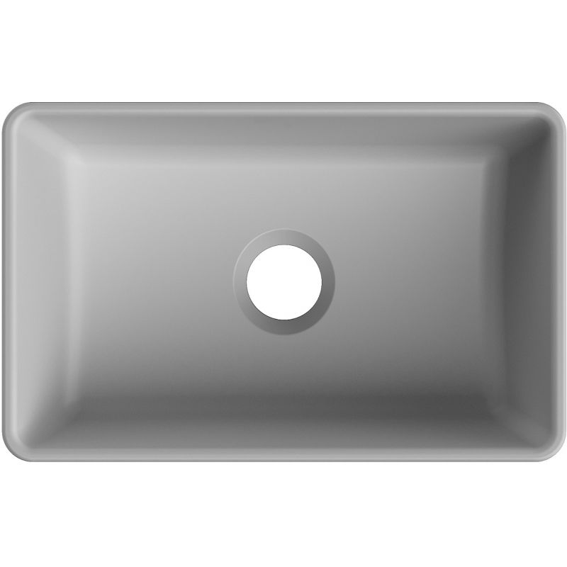 Mexen Nadia chiuvetă pe blat 36 x 23 cm, gri mat deschis - 21613661