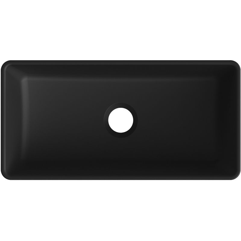 Mexen Nadia chiuvetă de blat 46 x 23 cm, negru mat - 21614685