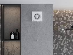 Mexen DXS 100 fürdőszobai ventilátor, húzókapcsolóval, fehér - W9603-100K-00