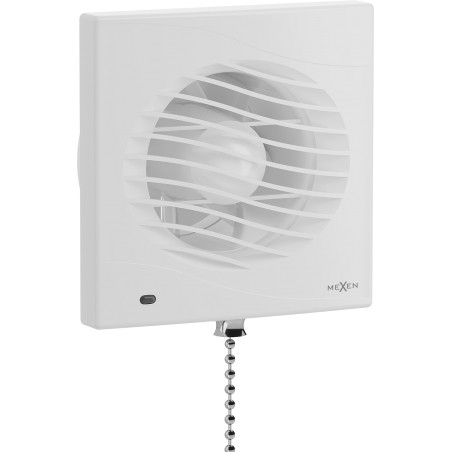 Mexen DXS 120 fürdőszobai ventilátor, húzós kapcsoló, fehér - W9603-125K-00