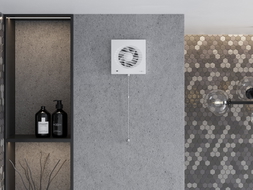Mexen DXS 120 fürdőszobai ventilátor, húzós kapcsoló, fehér - W9603-125K-00