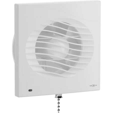Mexen DXS 150 fürdőszobai ventilátor, zsinórkapcsoló, fehér - W9603-150K-00