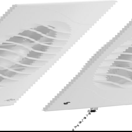 Mexen DXS 150 fürdőszobai ventilátor, zsinóros kapcsoló, fehér - W9603-150K-00