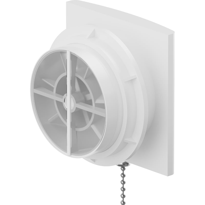 Mexen EXS Ventilator de baie 120, comutator cu șnur, alb - W9604-125K-00