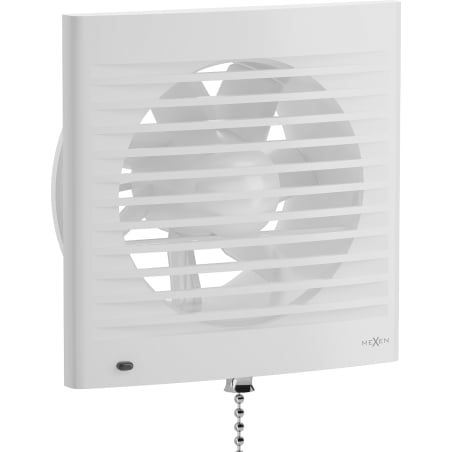 Mexen EXS 150 fürdőszobai ventilátor, zsinórkapcsoló, fehér - W9604-150K-00