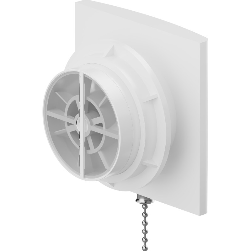 Mexen EXS Ventilator de baie de 100, întrerupător cu sfoară, alb - W9604-100K-00