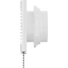 Mexen EXS Ventilator baie de 100, întrerupător cu șnur, alb - W9604-100K-00