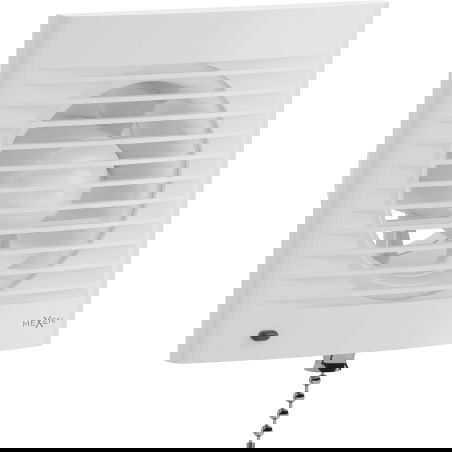 Mexen EXS 100 fürdőszobai ventilátor, zsinórkapcsoló, fehér - W9604-100K-00