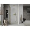Mexen Lima ușă de duș pliabilă 70 cm, transparent, Aurie - 856-070-000-50-00