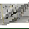 Mexen Lima ușă de duș pliabilă 80 cm, transparent, Aurie - 856-080-000-50-00