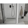 Mexen Lima ușă de duș pliabilă 70 cm, transparent, Neagră - 856-070-000-70-00