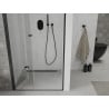 Mexen Lima ușă de duș pliabilă 70 cm, transparent, Neagră - 856-070-000-70-00