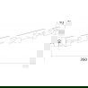 Mexen öt kampós törölköző fogas, Króm - 709265-00