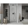Mexen Lima ușă de duș pliabilă 80 cm, transparent, Neagră - 856-080-000-70-00