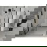 Mexen Lima ușă de duș pliabilă 80 cm, transparent, Neagră - 856-080-000-70-00