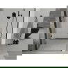 Mexen Lima ușă de duș pliabilă 100 cm, transparent, Neagră - 856-100-000-70-00